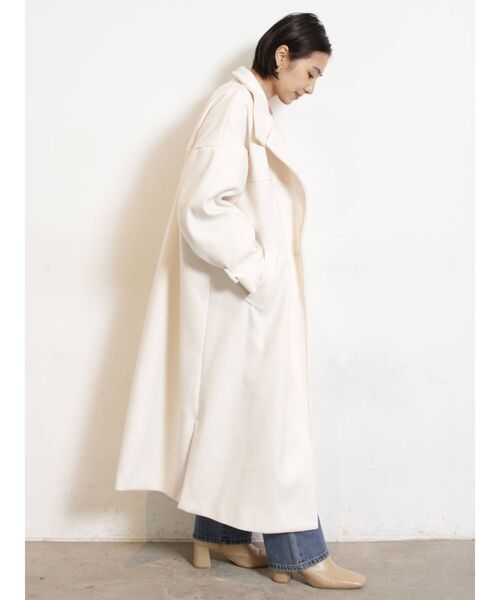 COTORICA（コトリカ）の「【THE DAYZ TOKYO】スタンドネックコート（その他アウター・レディース・アイボリー/ブラック・SMALL/MEDIUM）」の18枚目の写真