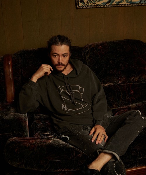 セール】【RE: Number (N)ine】EMBLEM PIGMENT BIO PULLOVER