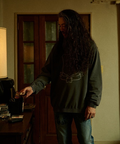 セール】【RE: Number (N)ine】EMBLEM PIGMENT BIO PULLOVER HOODIE