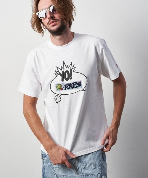 STUD MUFFIN(スタッドマフィン)の「mt8086-5.6ozコットン天竺 BALLOONシークイン SSTシャツ(Tシャツ/カットソー・メンズ・ホワイト/ブラック/アッシュ・2/4/3)」の4枚目の写真