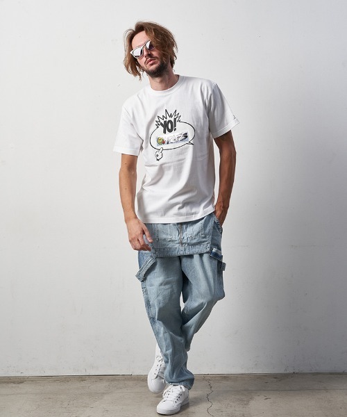 STUD MUFFIN(スタッドマフィン)の「mt8086-5.6ozコットン天竺 BALLOONシークイン SSTシャツ(Tシャツ/カットソー・メンズ・ホワイト/ブラック/アッシュ・2/4/3)」の12枚目の写真