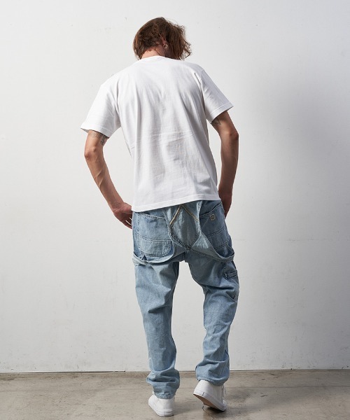 STUD MUFFIN(スタッドマフィン)の「mt8086-5.6ozコットン天竺 BALLOONシークイン SSTシャツ(Tシャツ/カットソー・メンズ・ホワイト/ブラック/アッシュ・2/4/3)」の15枚目の写真