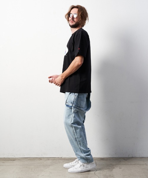 STUD MUFFIN(スタッドマフィン)の「mt8086-5.6ozコットン天竺 BALLOONシークイン SSTシャツ(Tシャツ/カットソー・メンズ・ホワイト/ブラック/アッシュ・2/4/3)」の11枚目の写真