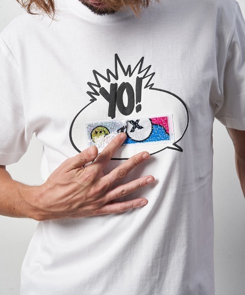 STUD MUFFIN(スタッドマフィン)の「mt8086-5.6ozコットン天竺 BALLOONシークイン SSTシャツ(Tシャツ/カットソー・メンズ・ホワイト/ブラック/アッシュ・2/4/3)」の14枚目の写真