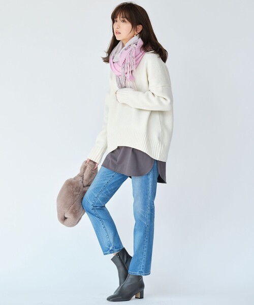 23区（ニジュウサンク）の「【ONWARD MAG】ウールカシミヤブレンド