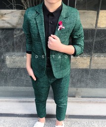 DAY CLOSET | キッズ セットアップスーツ クラシックジャケット+パンツ+コサージュ 3点セット(セットアップ)