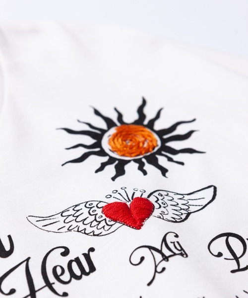 glamb（グラム）の「Grunge Stream CS / グランジストリームカットソー（Tシャツ/カットソー・メンズ・ホワイト/ブラック・L/S/M）」の12枚目の写真