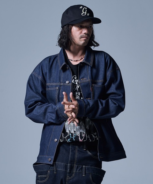 glamb（グラム）の「Grunge Stream CS / グランジストリームカットソー（Tシャツ/カットソー・メンズ・ホワイト/ブラック・L/S/M）」の7枚目の写真