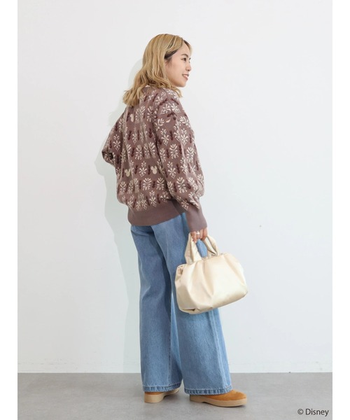 Disney(ディズニー)の「ジャガードニットプルオーバー/Mickey(ニット/セーター・レディース・ピンク/グリーン/ブラウン・FREE)」の14枚目の写真