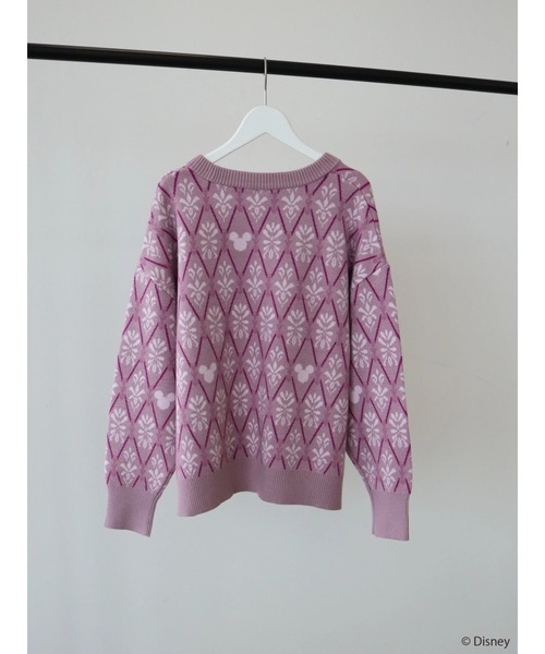 Disney(ディズニー)の「ジャガードニットプルオーバー/Mickey(ニット/セーター・レディース・ピンク/グリーン/ブラウン・FREE)」の22枚目の写真