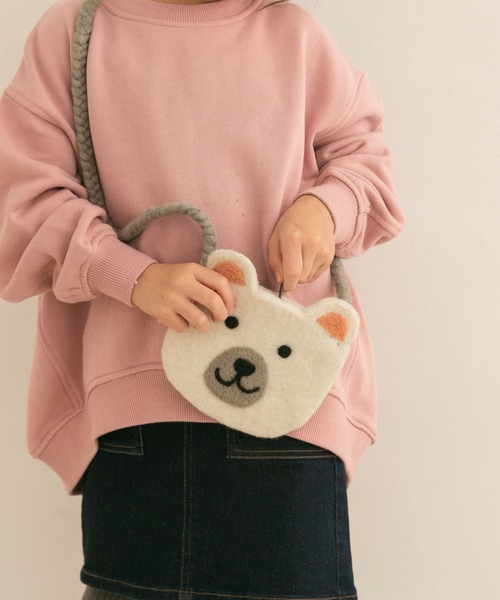 URBAN RESEARCH DOORS（アーバンリサーチドアーズ）の「アニマルポシェット(KIDS)（ショルダーバッグ・キッズ・ブルー系その他/ホワイト系その他・ONE）」の4枚目の写真