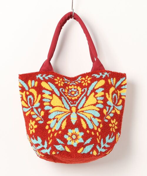 チャイハネ（チャイハネ）の「【チャイハネ】相良刺繍 ラピバッグ（トートバッグ・レディース・パープル/ブラウン/ブルー/グリーン/オレンジ・FREE）」の2枚目の写真