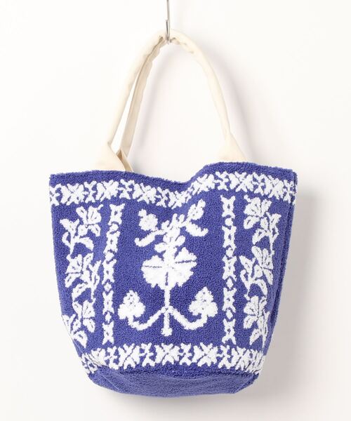 チャイハネ（チャイハネ）の「【チャイハネ】相良刺繍 ラピバッグ（トートバッグ・レディース・パープル/ブラウン/ブルー/グリーン/オレンジ・FREE）」の4枚目の写真