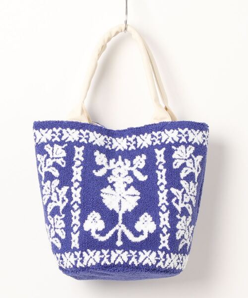 チャイハネ（チャイハネ）の「【チャイハネ】相良刺繍 ラピバッグ（トートバッグ・レディース・パープル/ブラウン/ブルー/グリーン/オレンジ・FREE）」の7枚目の写真