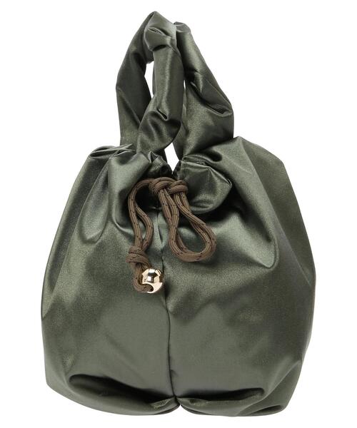 AMERICAN HOLIC(アメリカンホリック)の「パテッド巾着バッグ(ハンドバッグ・レディース・アイボリー/ブラック/カーキ・FREE)」の6枚目の写真