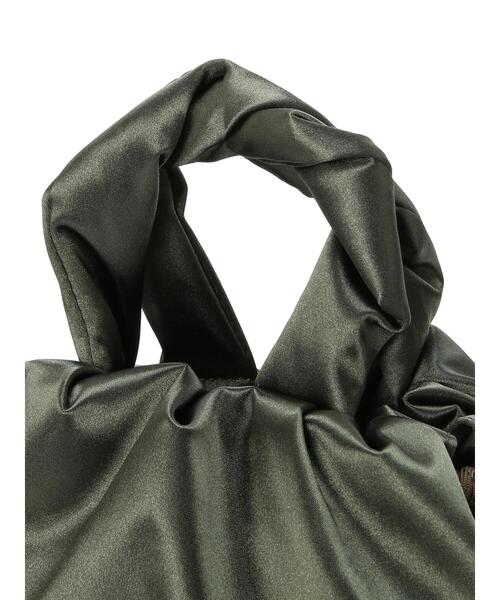 AMERICAN HOLIC(アメリカンホリック)の「パテッド巾着バッグ(ハンドバッグ・レディース・アイボリー/ブラック/カーキ・FREE)」の12枚目の写真