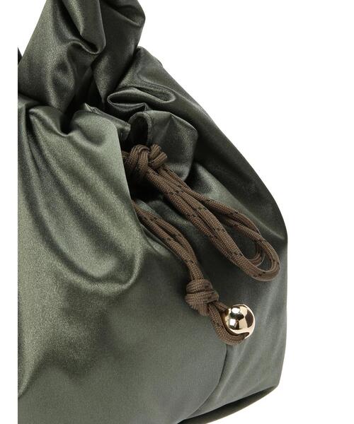 AMERICAN HOLIC(アメリカンホリック)の「パテッド巾着バッグ(ハンドバッグ・レディース・アイボリー/ブラック/カーキ・FREE)」の13枚目の写真
