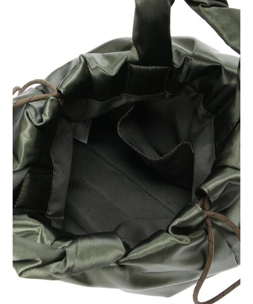 AMERICAN HOLIC(アメリカンホリック)の「パテッド巾着バッグ(ハンドバッグ・レディース・アイボリー/ブラック/カーキ・FREE)」の14枚目の写真