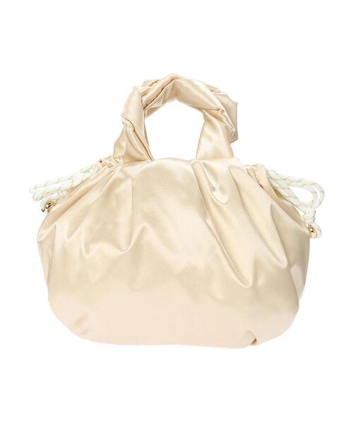 AMERICAN HOLIC(アメリカンホリック)の「パテッド巾着バッグ(ハンドバッグ・レディース・アイボリー/ブラック/カーキ・FREE)」の16枚目の写真