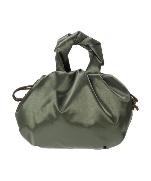 AMERICAN HOLIC(アメリカンホリック)の「パテッド巾着バッグ(ハンドバッグ・レディース・アイボリー/ブラック/カーキ・FREE)」の17枚目の写真