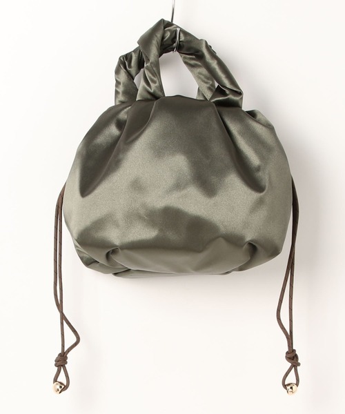 AMERICAN HOLIC(アメリカンホリック)の「パテッド巾着バッグ(ハンドバッグ・レディース・アイボリー/ブラック/カーキ・FREE)」の20枚目の写真