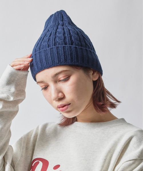 セール】【NEWHATTAN】ケーブルニットキャップ NWHT-H3024 MURS