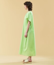 美品 DES PRESコットンシルクタイプライター ティアードギャザーワンピース クーポン】【セール 40%OFF】コットンシルクタイプライター