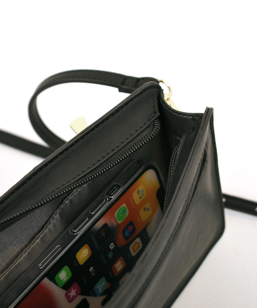 cache cache（カシュ カシュ）の「カシュカシュ cachecache / ベルトフラップウォレットショルダー（ショルダーバッグ・レディース・ベージュ系その他/ブラック/アイボリー/サックスブルー/マスタード・FREE）」の14枚目の写真