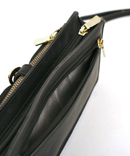 cache cache（カシュ カシュ）の「カシュカシュ cachecache / ベルトフラップウォレットショルダー（ショルダーバッグ・レディース・ベージュ系その他/ブラック/アイボリー/サックスブルー/マスタード・FREE）」の17枚目の写真