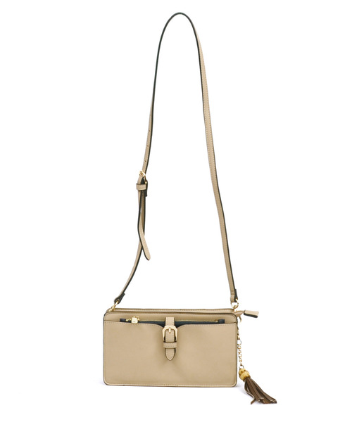 cache cache（カシュ カシュ）の「カシュカシュ cachecache / ベルトフラップウォレットショルダー（ショルダーバッグ・レディース・ベージュ系その他/ブラック/アイボリー/サックスブルー/マスタード・FREE）」の15枚目の写真