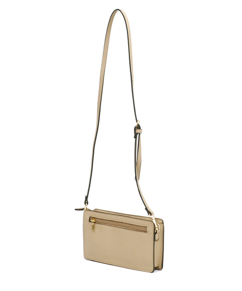 cache cache（カシュ カシュ）の「カシュカシュ cachecache / ベルトフラップウォレットショルダー（ショルダーバッグ・レディース・ベージュ系その他/ブラック/アイボリー/サックスブルー/マスタード・FREE）」の18枚目の写真