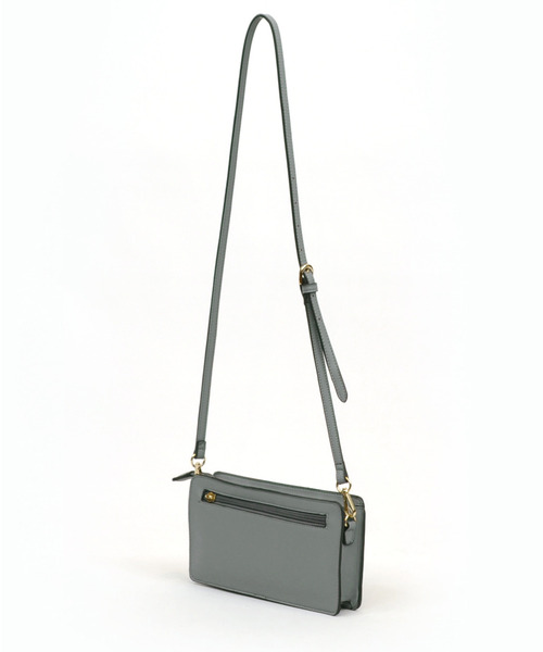 cache cache（カシュ カシュ）の「カシュカシュ cachecache / ベルトフラップウォレットショルダー（ショルダーバッグ・レディース・ベージュ系その他/ブラック/アイボリー/サックスブルー/マスタード・FREE）」の16枚目の写真