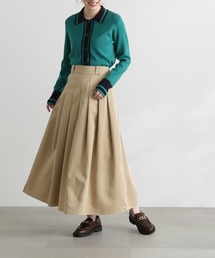 N.（N. Natural Beauty Basic） | ◆タックウエストフレアスカート(スカート)