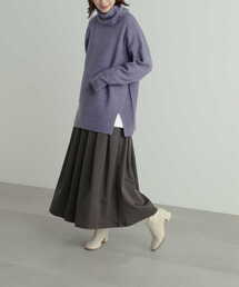 N.（N. Natural Beauty Basic） | ◆タックウエストフレアスカート(スカート)