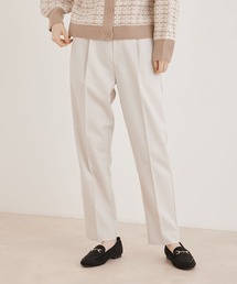 センタープレス1タックテーパードパンツ