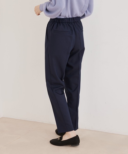 Jayro（ジャイロ）の「センタープレス1タックテーパードパンツ（スラックス・レディース・ネイビー/ピンク系その他2/ライトグレー/イエロー系その他・M）」の9枚目の写真