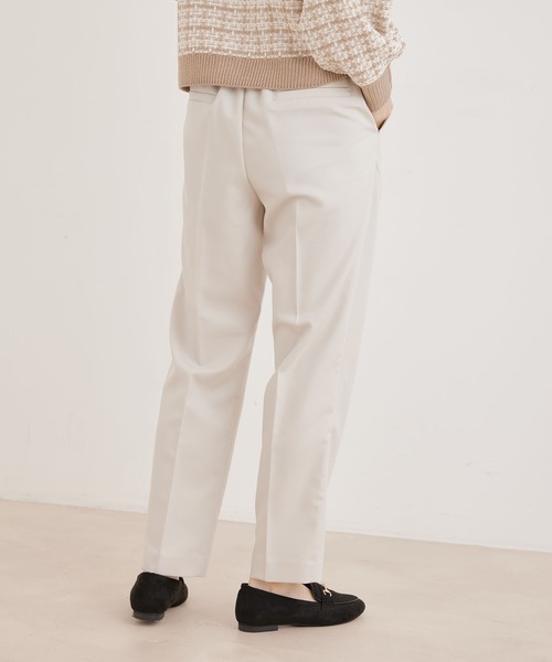 Jayro（ジャイロ）の「センタープレス1タックテーパードパンツ（スラックス・レディース・ネイビー/ピンク系その他2/ライトグレー/イエロー系その他・M）」の15枚目の写真