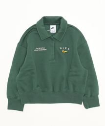 NIKE ナイキ W CROP 3Q POLO NCPS ロングスリーブ FD0895 333NBLGR/NBLGR
