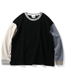 8.0oz リップルボーダーロンTEE