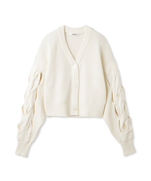 SNIDEL  ニットカーディガン＆ワンピース【Milky】 ケーブル SNIDEL HOME ニットカーディガン＆ワンピース【Milky】 ケーブル
