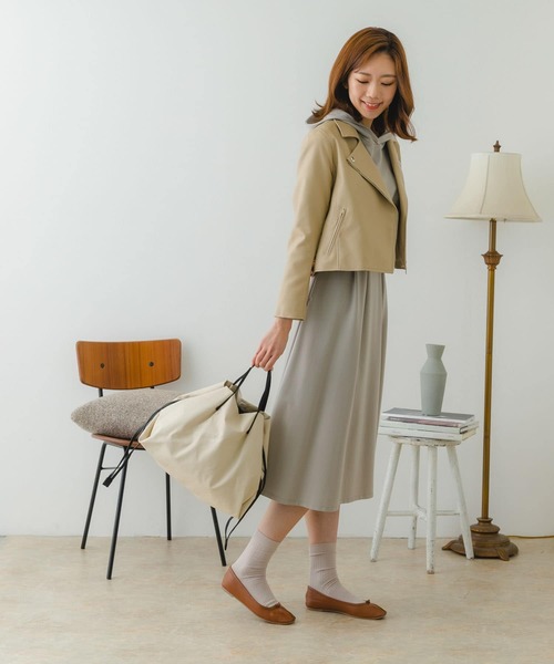 RODE SKO（ロデスコ）の「ウォッシャブル2WAYトートバッグ（トートバッグ・レディース・ブラック/ブラウン系その他/アイボリー・ONE）」の20枚目の写真