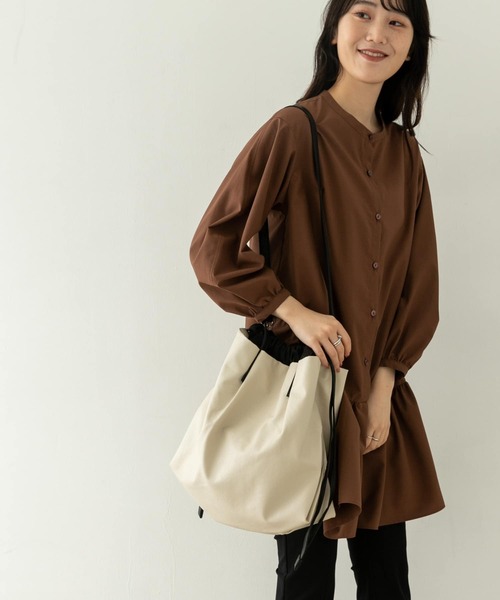 RODE SKO（ロデスコ）の「ウォッシャブル2WAYトートバッグ（トートバッグ・レディース・ブラック/ブラウン系その他/アイボリー・ONE）」の22枚目の写真