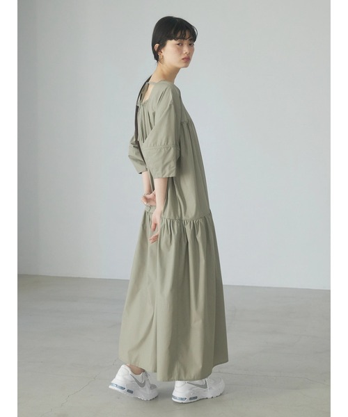 armonia（アルモニーア）の「a.ボリューム切り替えワンピース（ワンピース・レディース・ブラック/イエロー/カーキ・FREE）」の15枚目の写真
