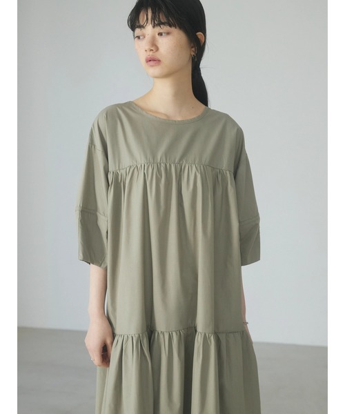 armonia（アルモニーア）の「a.ボリューム切り替えワンピース（ワンピース・レディース・ブラック/イエロー/カーキ・FREE）」の16枚目の写真