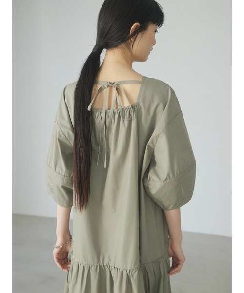 armonia（アルモニーア）の「a.ボリューム切り替えワンピース（ワンピース・レディース・ブラック/イエロー/カーキ・FREE）」の18枚目の写真