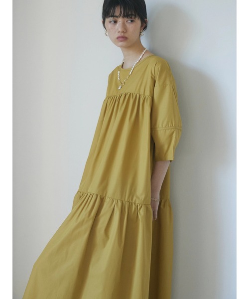 armonia（アルモニーア）の「a.ボリューム切り替えワンピース（ワンピース・レディース・ブラック/イエロー/カーキ・FREE）」の22枚目の写真