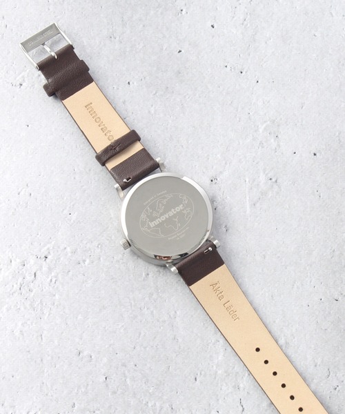 innovator（イノベーター）の「【innovator/イノベーター】ENKEL ラウンド型 腕時計【セット販売】/レザー（アナログ腕時計・メンズ・ブラウン/ネイビー/ブラック・FREE）」の13枚目の写真