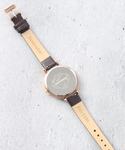 innovator（イノベーター）の「【innovator/イノベーター】ENKEL ラウンド型 腕時計【セット販売】/レザー（アナログ腕時計・メンズ・ブラウン/ネイビー/ブラック・FREE）」の11枚目の写真