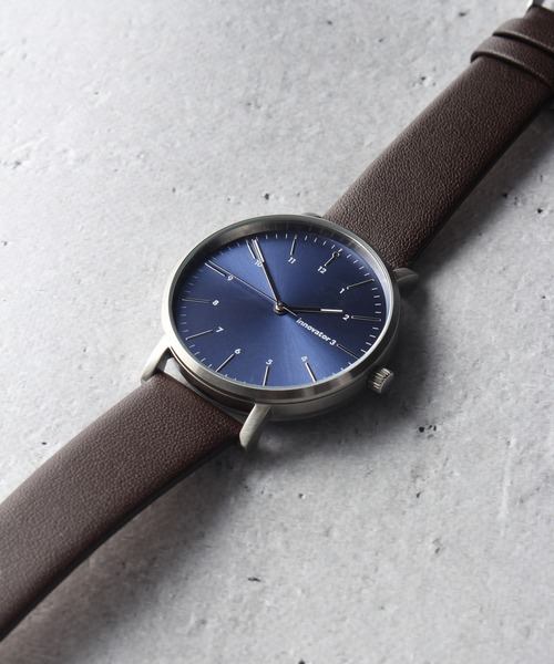 innovator（イノベーター）の「【innovator/イノベーター】ENKEL ラウンド型 腕時計【セット販売】/レザー（アナログ腕時計・メンズ・ブラウン/ネイビー/ブラック・FREE）」の10枚目の写真