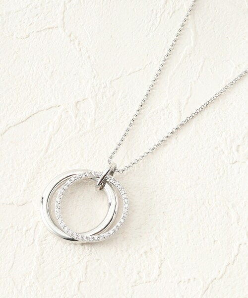 OPAQUE.CLIP(オペークドットクリップ)の「◆ビジューリングネックレス(ネックレス・レディース・ゴールド/シルバー・00)」の2枚目の写真